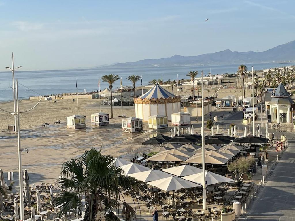 Magnifique Vue Mer F2 45 M2, Parking Surveille Linge De Maison Inclus Canet-en-Roussillon Exteriör bild