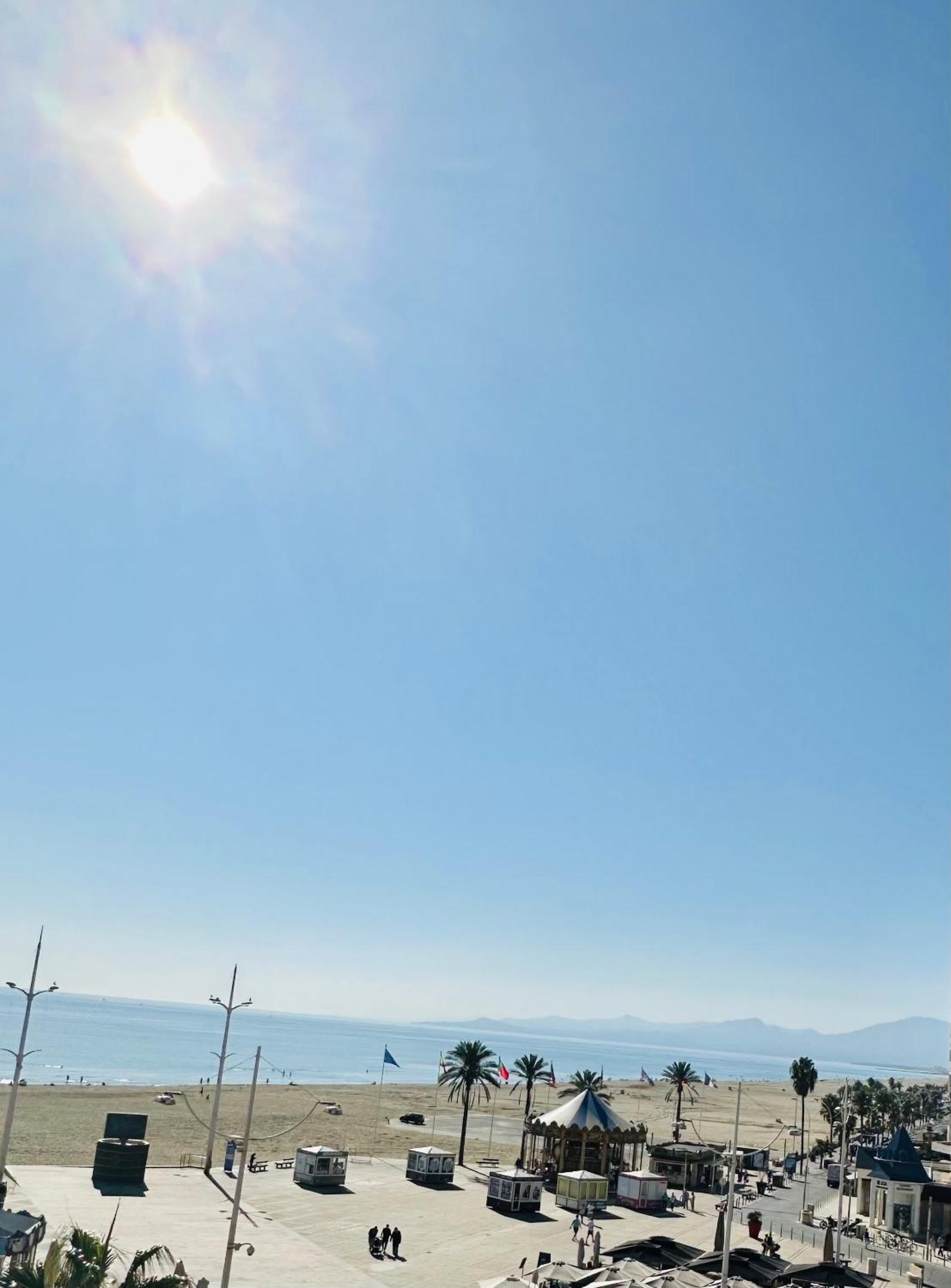 Magnifique Vue Mer F2 45 M2, Parking Surveille Linge De Maison Inclus Canet-en-Roussillon Exteriör bild