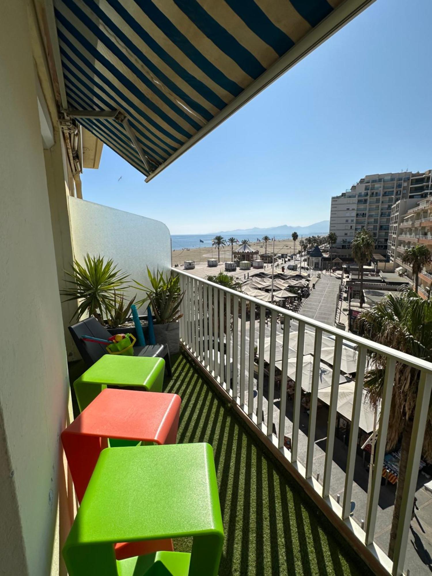 Magnifique Vue Mer F2 45 M2, Parking Surveille Linge De Maison Inclus Canet-en-Roussillon Exteriör bild