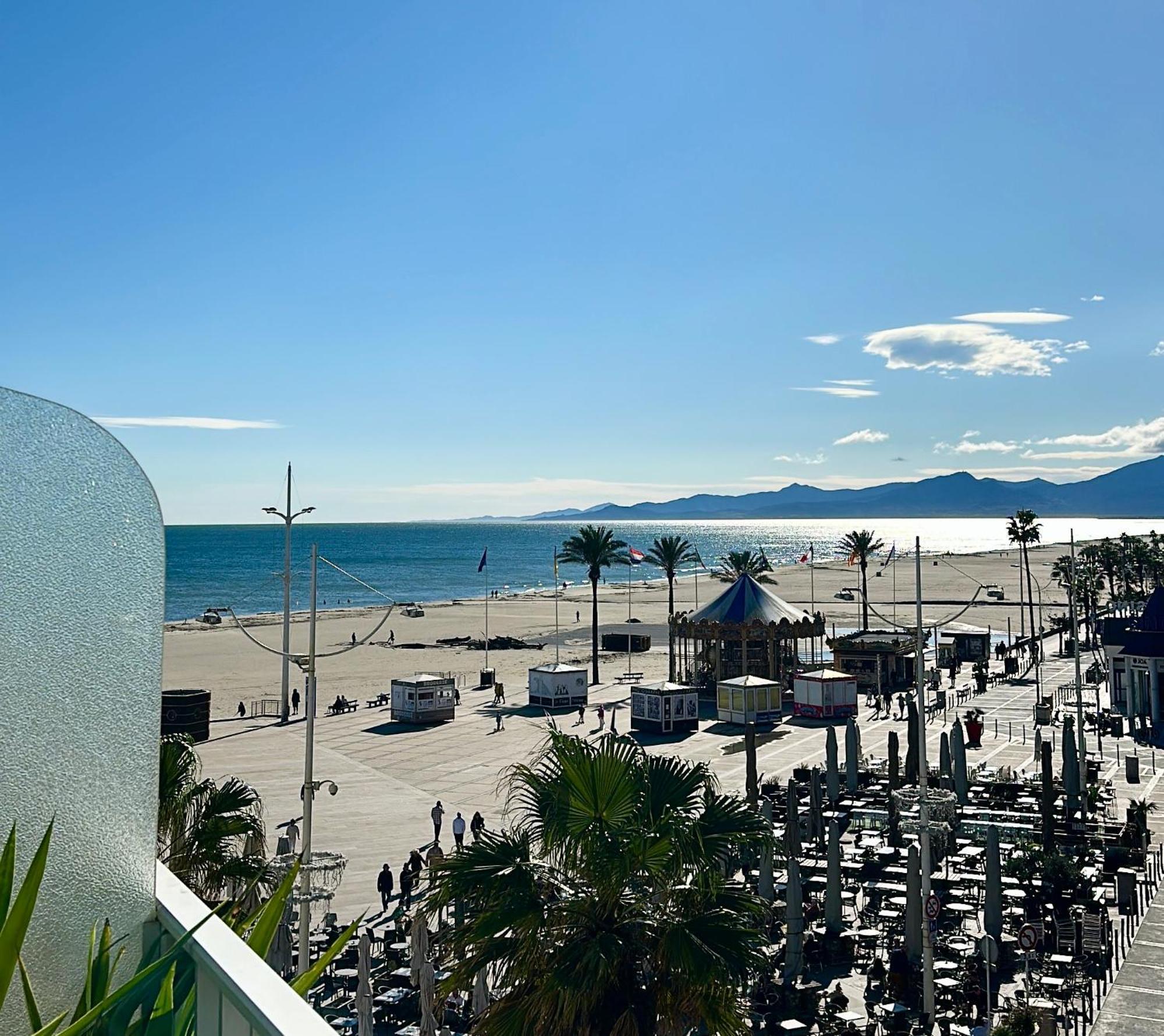 Magnifique Vue Mer F2 45 M2, Parking Surveille Linge De Maison Inclus Canet-en-Roussillon Exteriör bild